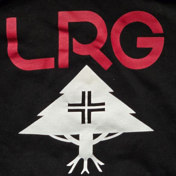 LRG Core Logo Hoodie Pullover Black Men’s L - Picture 2 of 6